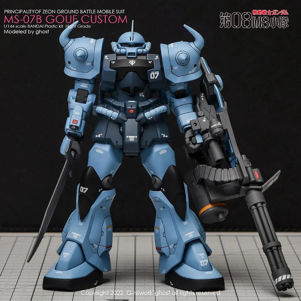 G-Rework Water Decal For HG MS-07B Gouf Custom - A-Z Toy Hobby
