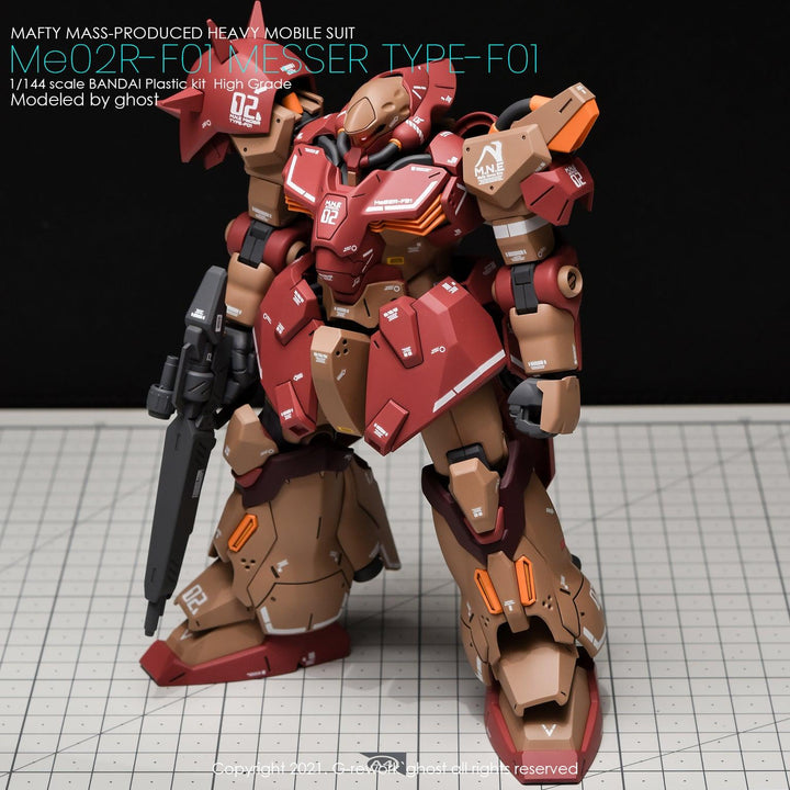 G-Rework Water Decal For HG Messer Type F-01 - A-Z Toy Hobby