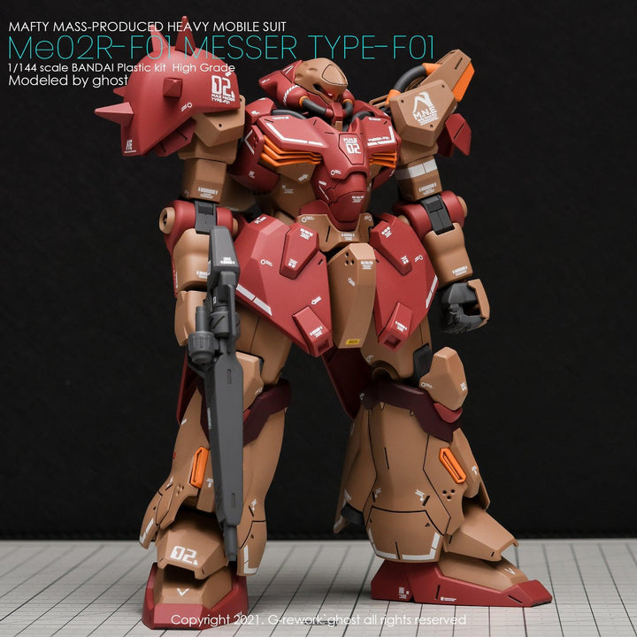 G-Rework Water Decal For HG Messer Type F-01 - A-Z Toy Hobby