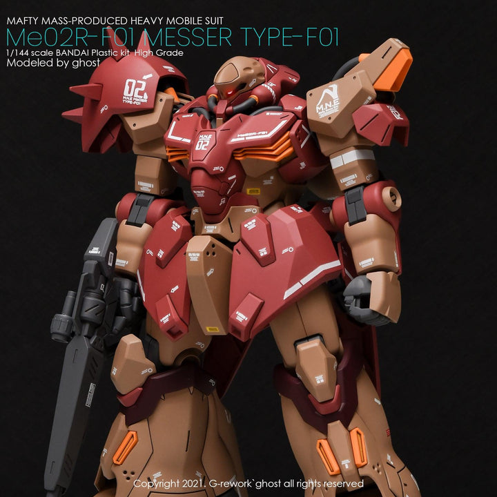 G-Rework Water Decal For HG Messer Type F-01 - A-Z Toy Hobby