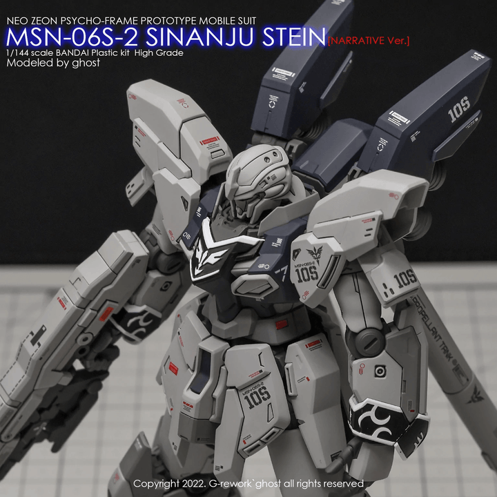 G-Rework Water Decal For HG Sinanju Stein [ Narrative Ver.] - A-Z Toy Hobby