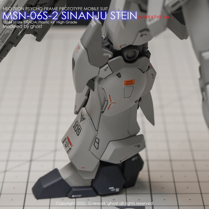 G-Rework Water Decal For HG Sinanju Stein [ Narrative Ver.] - A-Z Toy Hobby