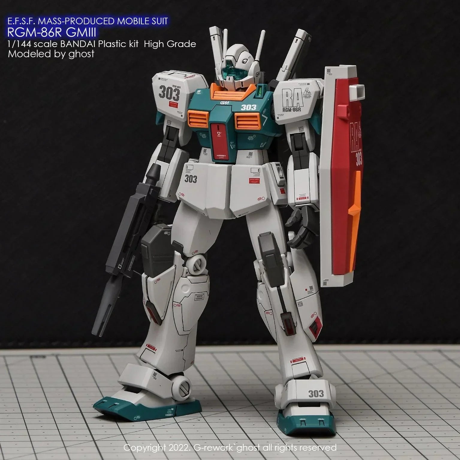 G-Rework Water Decal For HG GM III - A-Z Toy Hobby
