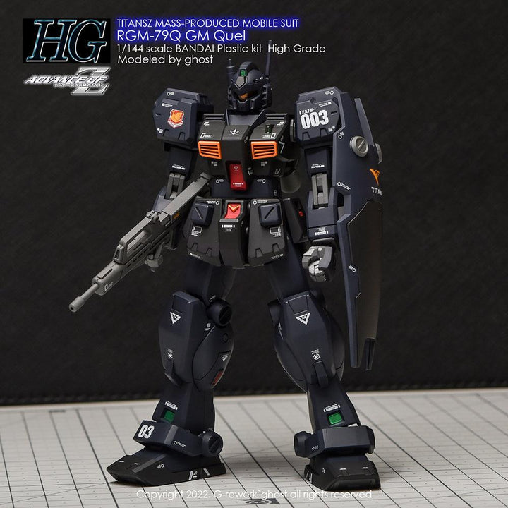 G-Rework Water Decal For HG RGM-79Q GM Quel - A-Z Toy Hobby