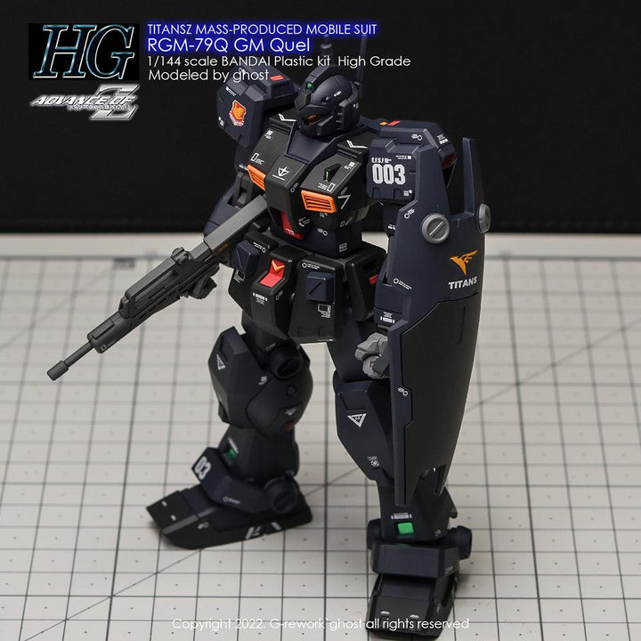 G-Rework Water Decal For HG RGM-79Q GM Quel - A-Z Toy Hobby