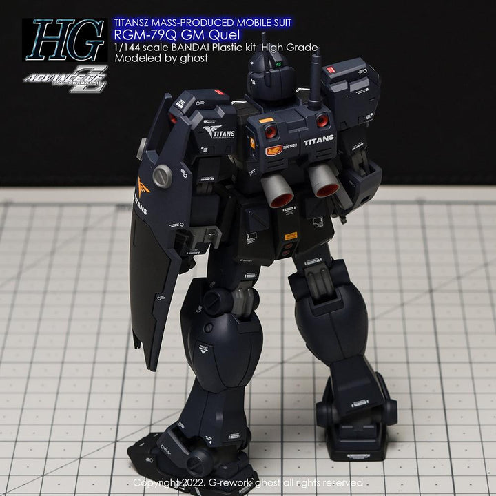 G-Rework Water Decal For HG RGM-79Q GM Quel - A-Z Toy Hobby