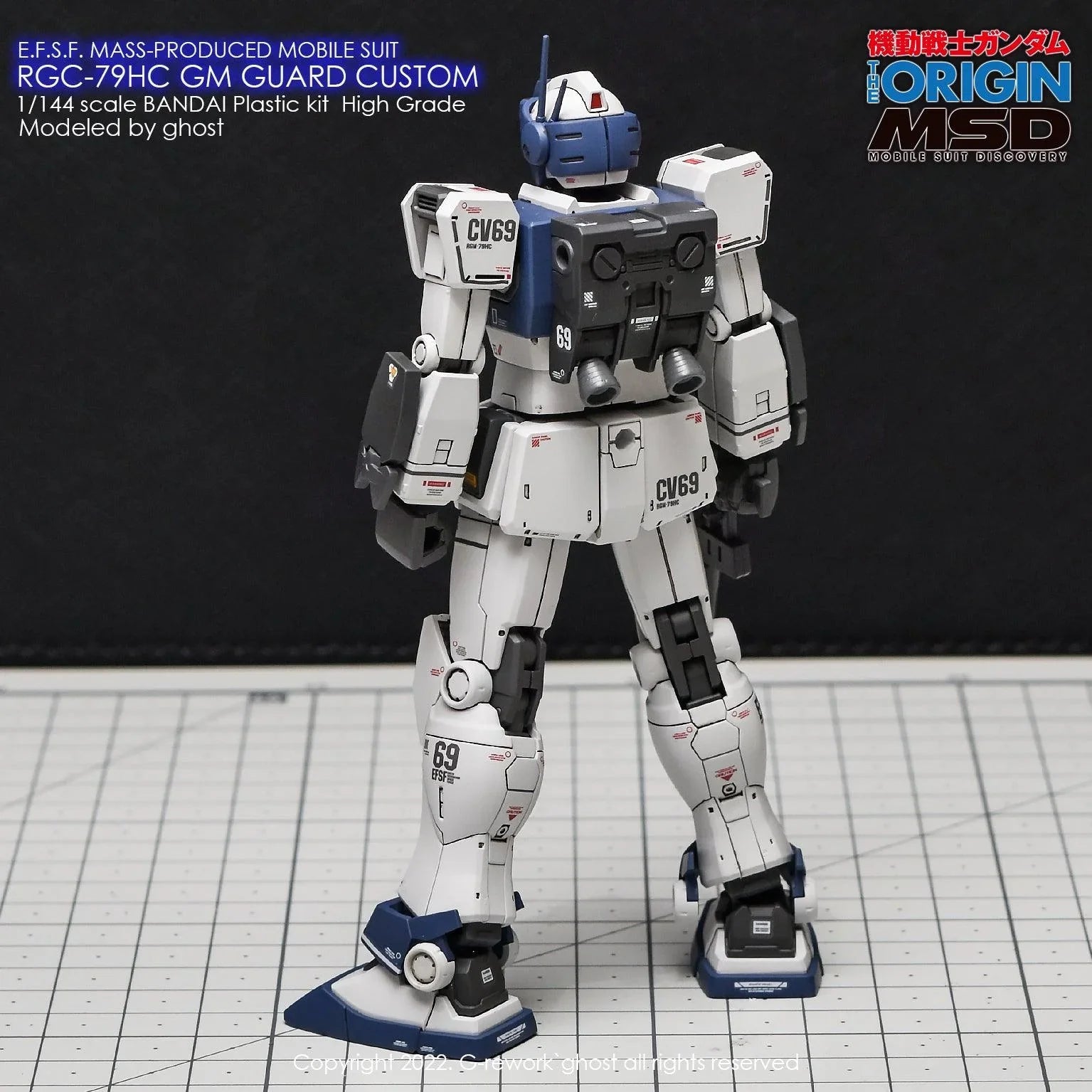 G-Rework Water Decal For HG GM Guard Custom - A-Z Toy Hobby