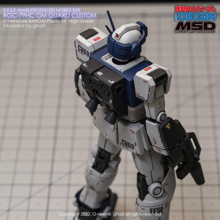 G-Rework Water Decal For HG GM Guard Custom - A-Z Toy Hobby
