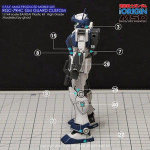 G-Rework Water Decal For HG GM Guard Custom - A-Z Toy Hobby
