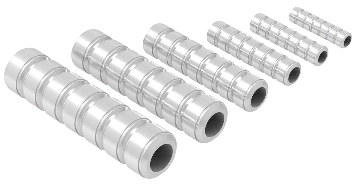 HIQParts MZ Pipe Silver (20 pcs) - A-Z Toy Hobby