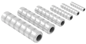 HIQParts MZ Pipe Silver (20 pcs) - A-Z Toy Hobby