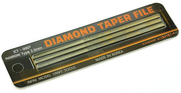 Infini Model Diamond Taper File 3 Way System (Narrow) ICT-0007 - A-Z Toy Hobby