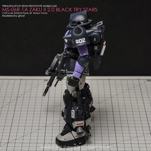 G-Rework Water Decal For MG Zaku II Black Tri-Stars Ver 2.0 - A-Z Toy Hobby