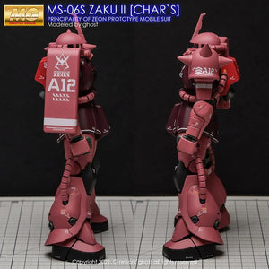 G-Rework Water Decal For MG Char's Zaku II 2.0 - A-Z Toy Hobby