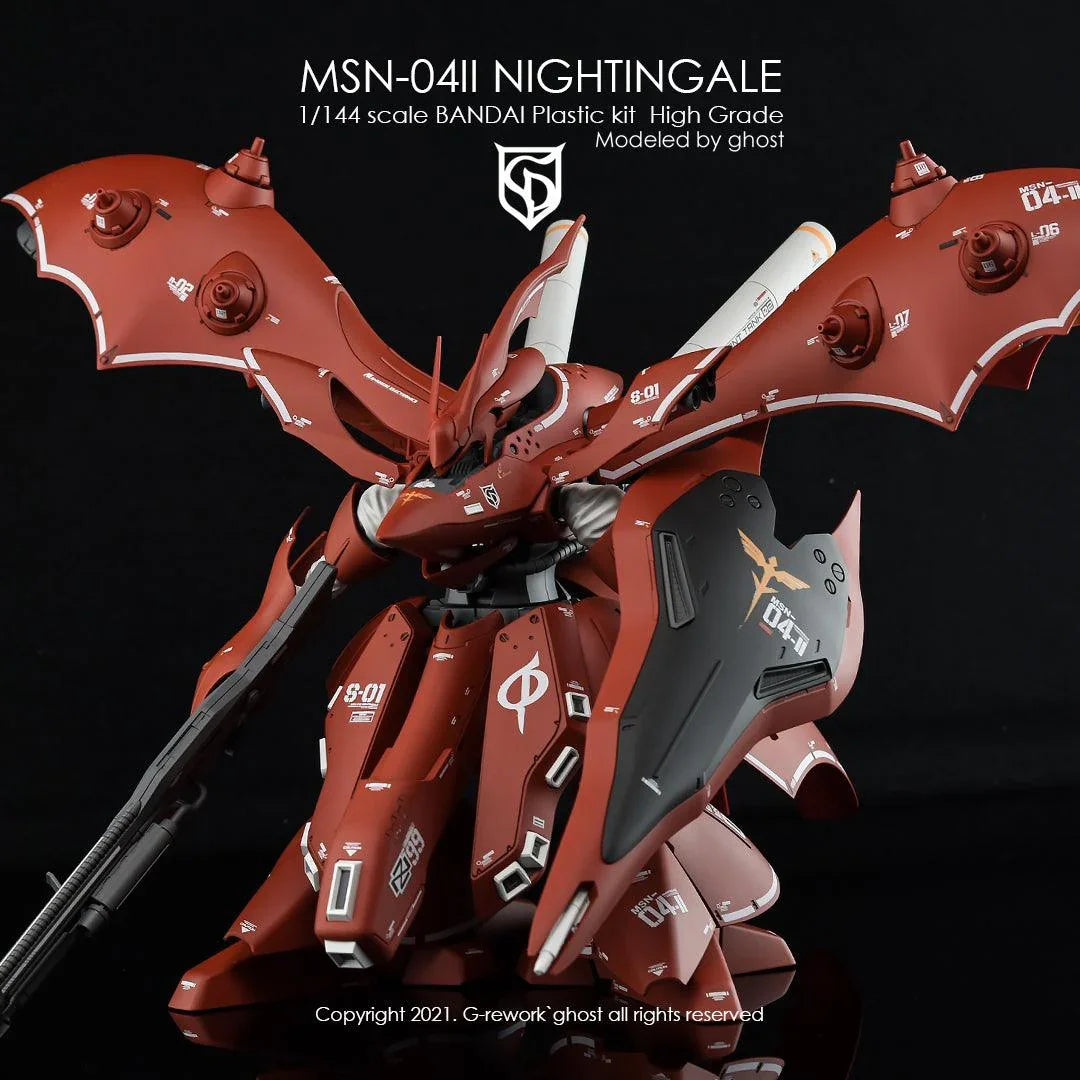 G-Rework Water Decal For HG Nightingale - A-Z Toy Hobby
