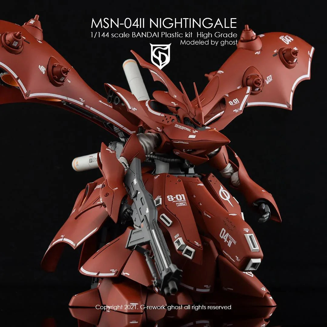 G-Rework Water Decal For HG Nightingale - A-Z Toy Hobby