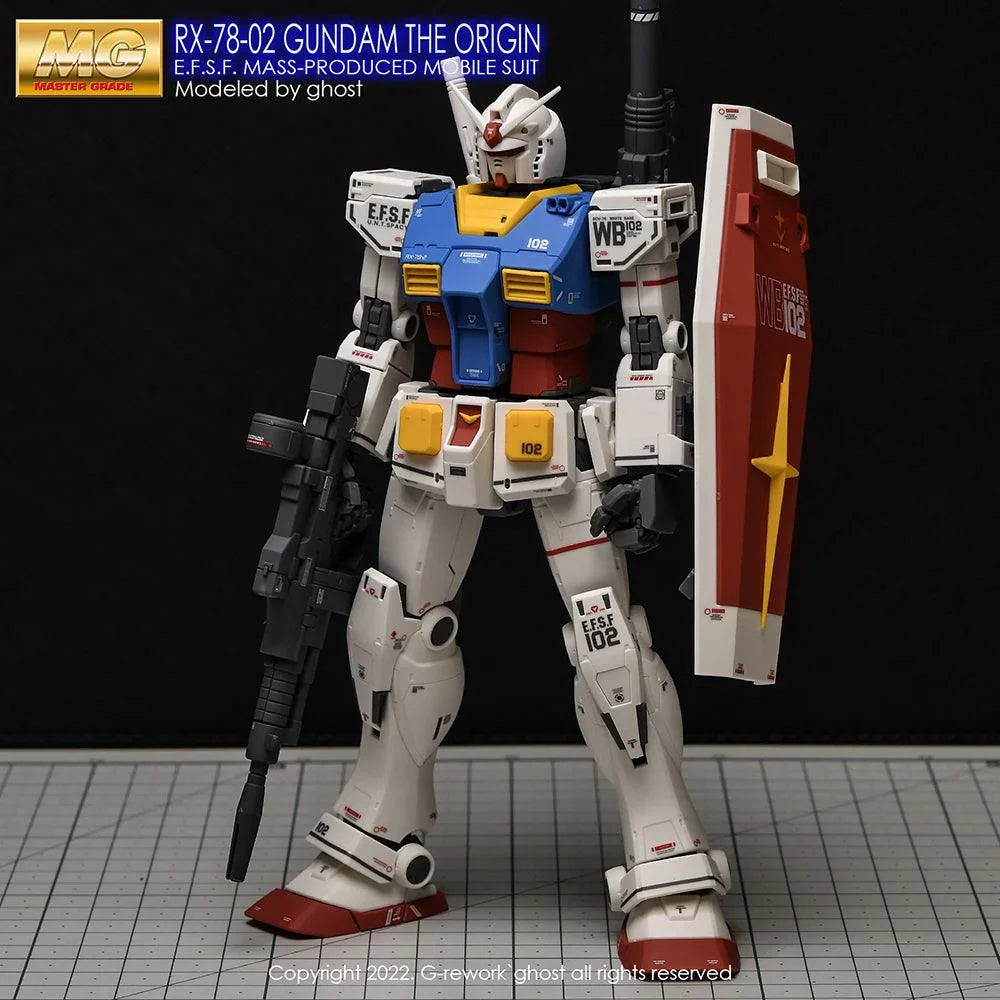 G-Rework Water Decal For MG RX-78-2 The Origin - A-Z Toy Hobby
