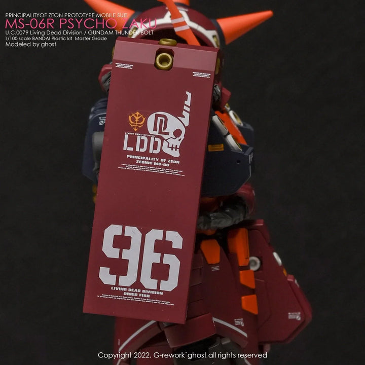 G-Rework Water Decal For MG Psycho Zaku Ver. Ka - A-Z Toy Hobby