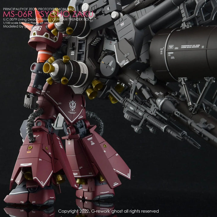 G-Rework Water Decal For MG Psycho Zaku Ver. Ka - A-Z Toy Hobby