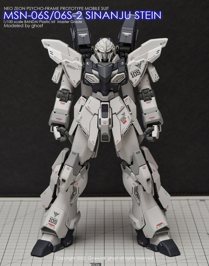 G-Rework Water Decal For MG Sinanju Stein - A-Z Toy Hobby