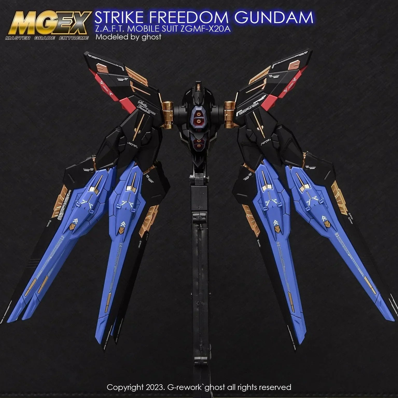 G-Rework Water Decal For MGEX Strike Freedom - A-Z Toy Hobby