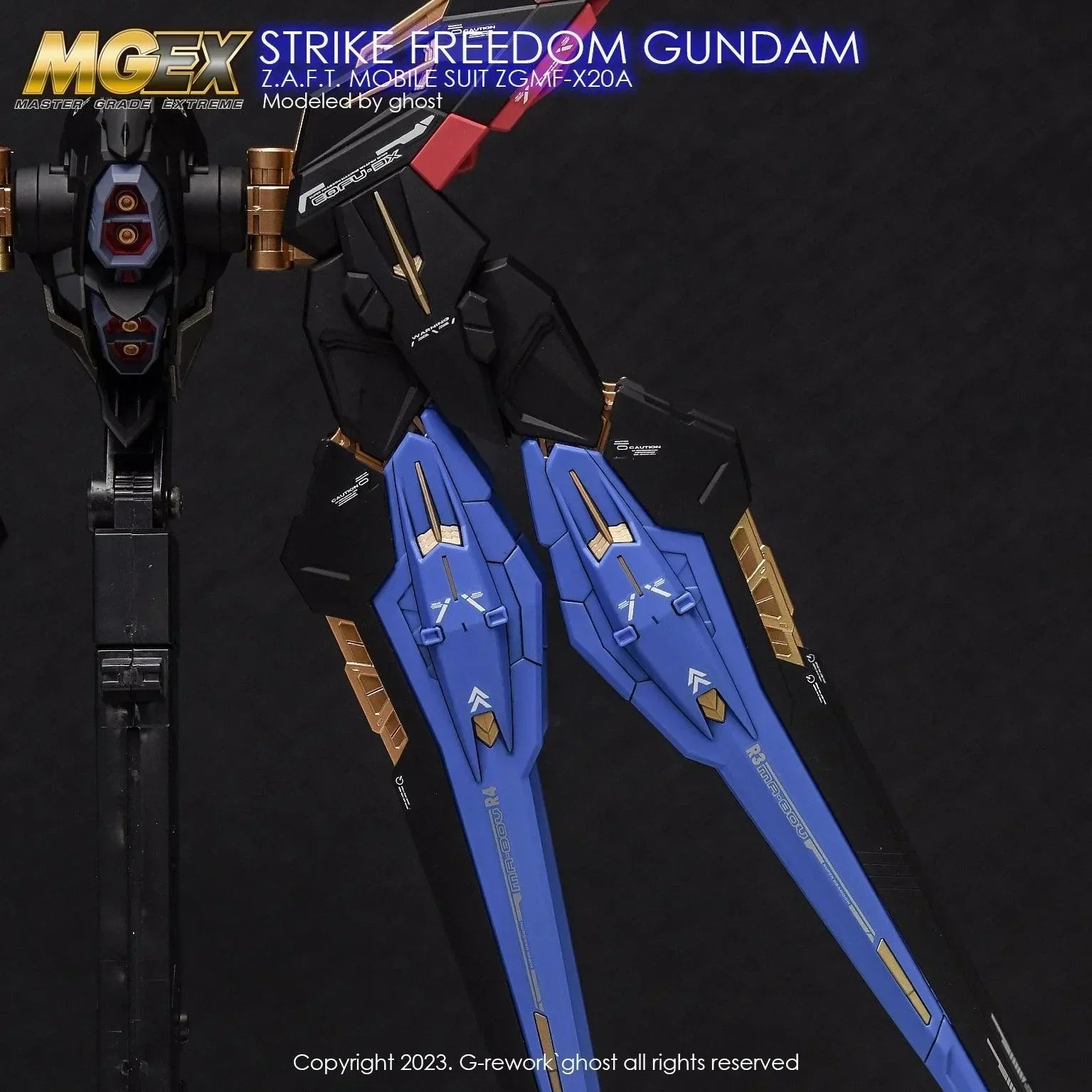 G-Rework Water Decal For MGEX Strike Freedom - A-Z Toy Hobby