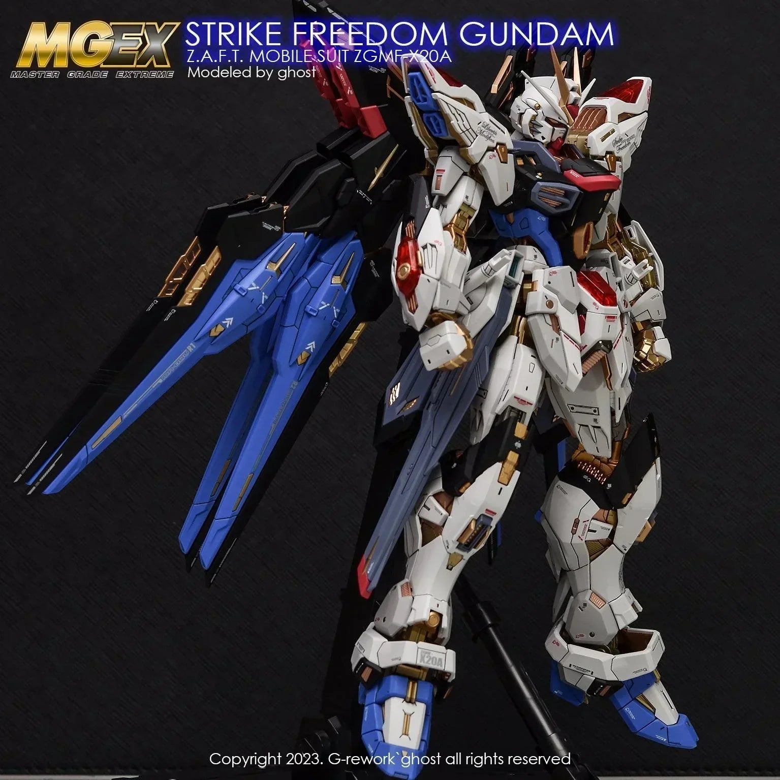 G-Rework Water Decal For MGEX Strike Freedom - A-Z Toy Hobby
