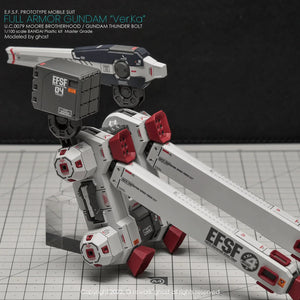 G-Rework Water Decal For MG Full Armor Thunderbolt Ver. Ka - A-Z Toy Hobby