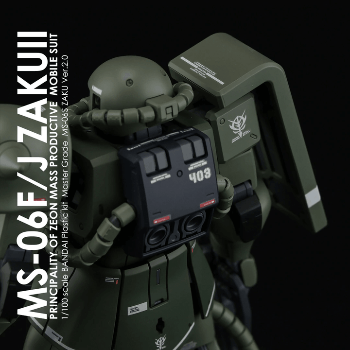 G-Rework Water Decal For MG Zaku II - A-Z Toy Hobby
