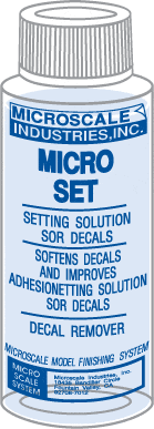 Microscale MI-1/MI-2 Micro Set/Sol Decal Setting Solution 1oz - A-Z Toy  Hobby