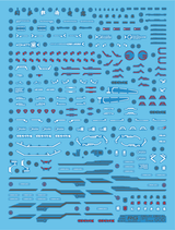 Delpi Water Decal For RG God - A-Z Toy Hobby