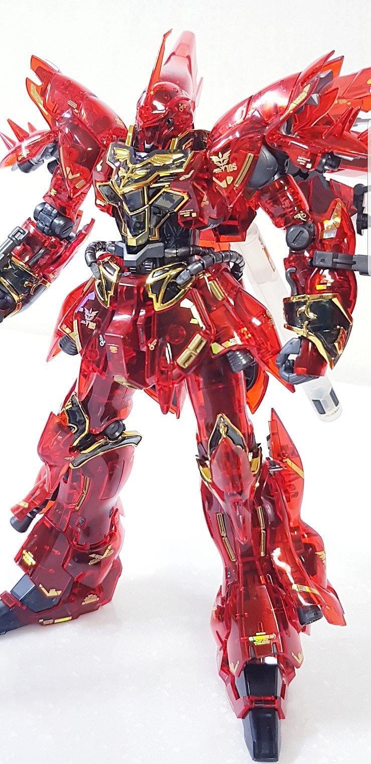 Delpi Gold Holo Water Decal For RG HG Sinanju - A-Z Toy Hobby