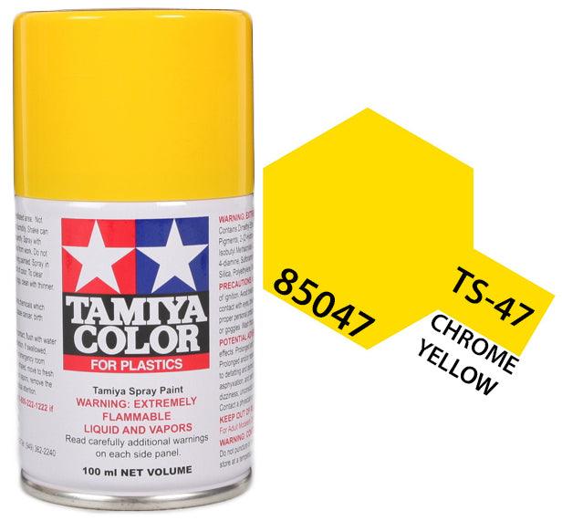 Tamiya 85047 TS-47 Chrome Yellow Lacquer Spray Paint 100ml TAM85047 - A-Z Toy Hobby