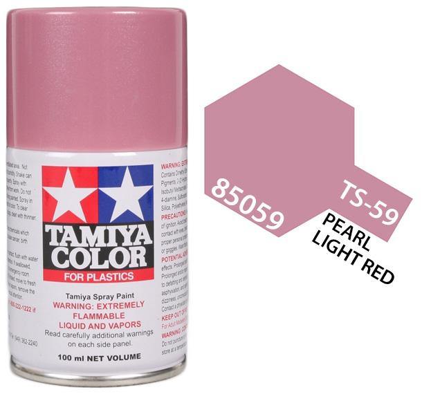 Tamiya 85059 TS-59 Pearl Light Red Lacquer Spray Paint 100ml TAM85059 - A-Z Toy Hobby