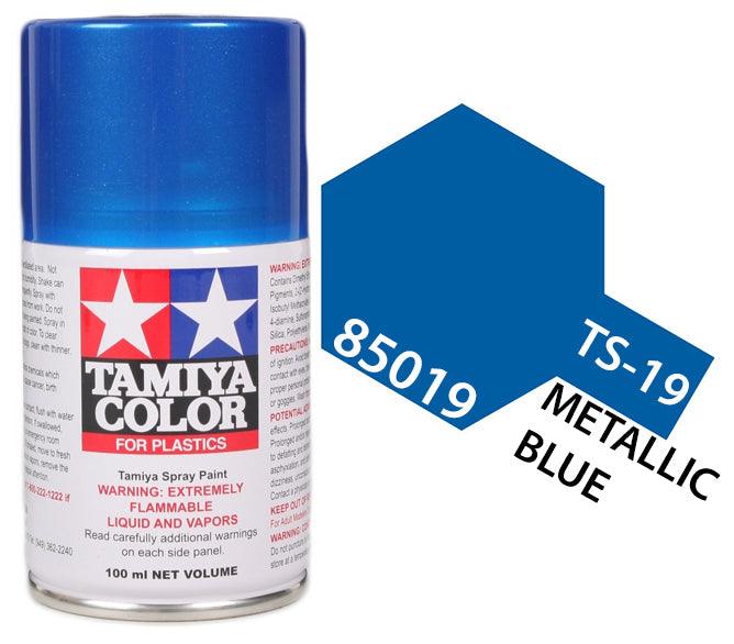 Tamiya 85019 TS-19 Metallic Blue Lacquer Spray Paint 100ml TAM85019 - A-Z Toy Hobby