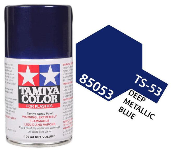Tamiya 85053 TS-53 Deep Metallic Blue Lacquer Spray Paint 100ml TAM85053 - A-Z Toy Hobby