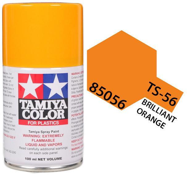 Tamiya 85056 TS-56 Brilliant Orange Lacquer Spray Paint 100ml TAM85056 - A-Z Toy Hobby