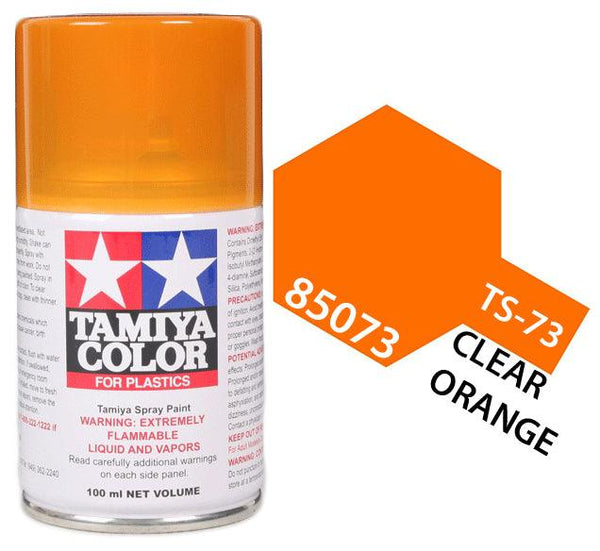 Tamiya 85073 TS-73 Clear Orange Lacquer Spray Paint 100ml TAM85073 - A-Z Toy Hobby