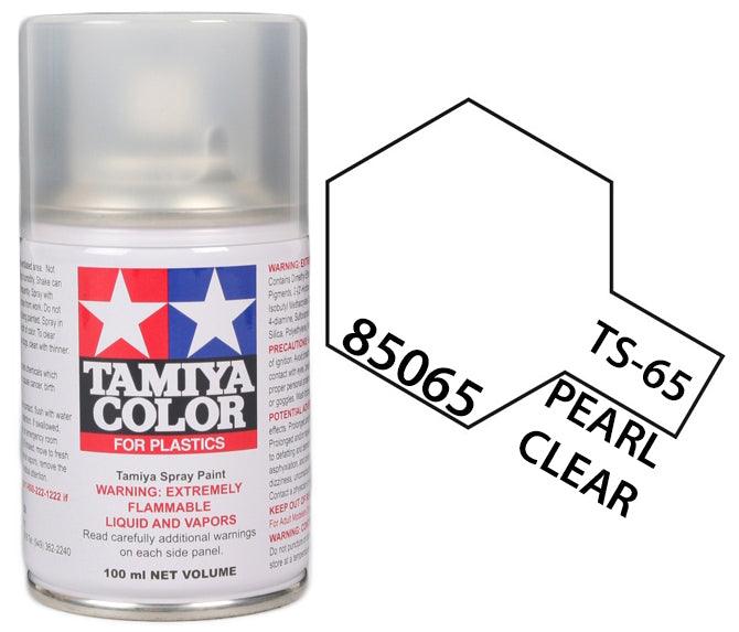 Tamiya 85065 TS-65 Pearl Clear Top Coat Lacquer Spray Paint 100ml TAM85065 - A-Z Toy Hobby