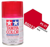 Tamiya 86037 PS-37 Translucent Red Polycarbonate Spray Paint 100ml TAM86037 - A-Z Toy Hobby