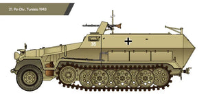 Academy 13540 German Sd.Kfz.251/1 Ausf.C 1/35 Model Kit - A-Z Toy Hobby