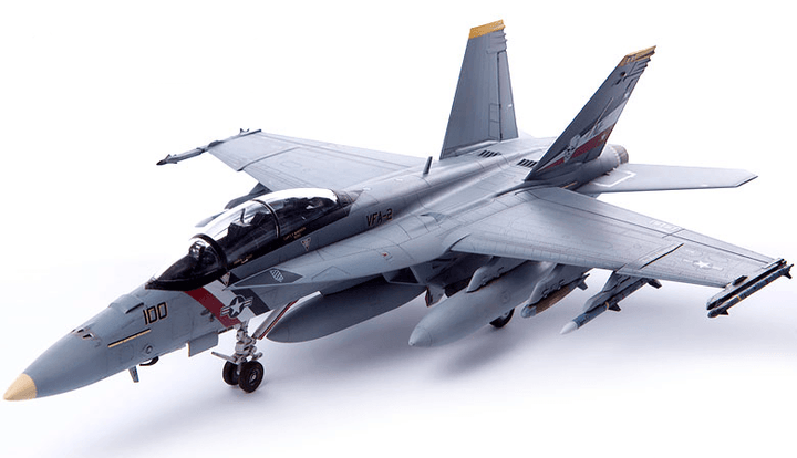 Academy #12567 USN F/A-18F "VFA-2 Bounty Hunters" 1/72 Model Kit - A-Z Toy Hobby