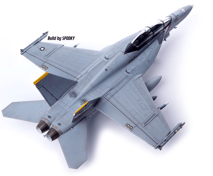 Academy #12567 USN F/A-18F "VFA-2 Bounty Hunters" 1/72 Model Kit - A-Z Toy Hobby