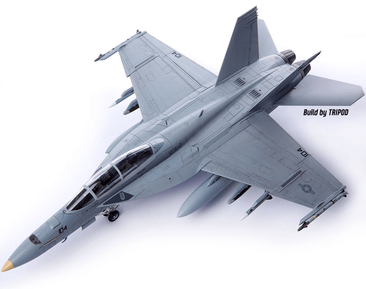 Academy #12567 USN F/A-18F "VFA-2 Bounty Hunters" 1/72 Model Kit - A-Z Toy Hobby