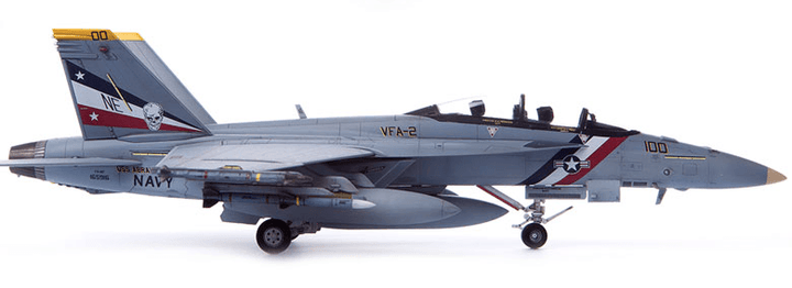 Academy #12567 USN F/A-18F "VFA-2 Bounty Hunters" 1/72 Model Kit - A-Z Toy Hobby