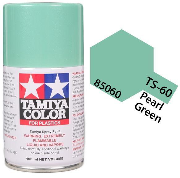Tamiya 85060 TS-60 Pearl Green Lacquer Spray Paint 100ml TAM85060 - A-Z Toy Hobby