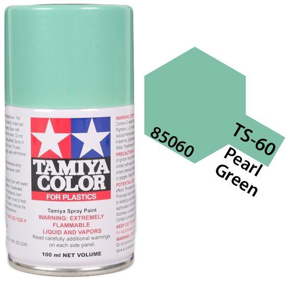 Tamiya 85060 TS-60 Pearl Green Lacquer Spray Paint 100ml TAM85060 - A-Z Toy Hobby