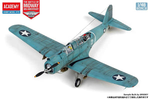 Academy 12350 USN SB2U-3 Vindicator Battle of Midway 1/48 Model Kit - A-Z Toy Hobby