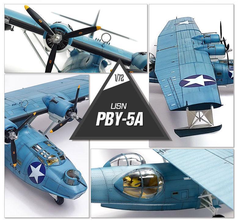 Academy 12573 USN PBY-5A "Battle of Midway" 1/72 Model Kit - A-Z Toy Hobby