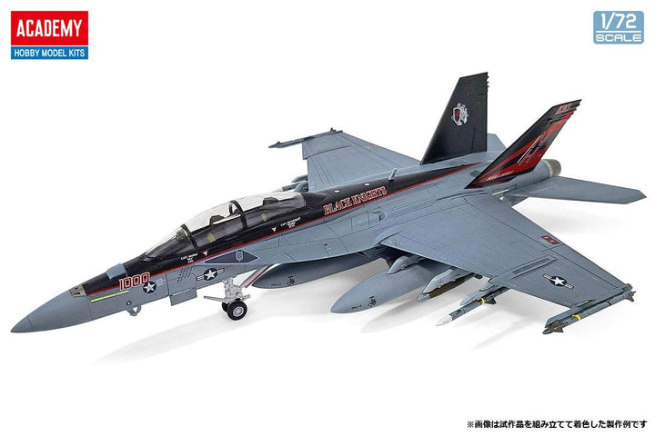 Academy 12577 USN F/A-18F "VFA-154 Black Knights" 1/72 Model Kit - A-Z Toy Hobby